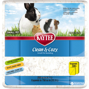 Подстилка для грызунов Kaytee Clean&Cozy White Белая Целлюлозный впитывающий 620 г (4.1 л) (071859946290) ТОП в Ужгороде