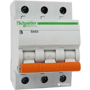 Автоматичний вимикач Schneider Electric 3 Р 20 А тип C 4.5 кА краща модель в Ужгороді