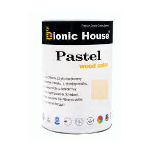 Краска для дерева PASTEL Wood Color Bionic-House 0,8л КапучиноР203