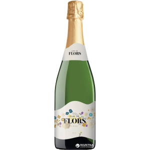 Вино ігристе Cami de Flors Cava Brut біле сухе 0.75 л 11.5% (8410644611609) краща модель в Ужгороді