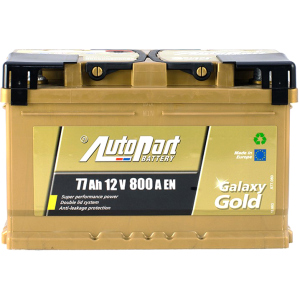 Автомобільний акумулятор Autopart 77 Ah/12V Galaxy Gold Ca-Ca (0) (ARL077-GG0) краща модель в Ужгороді