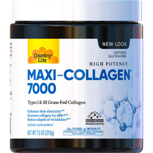 Натуральна добавка Country Life 1 та 3 Типів + Біотин Maxi Collagen 7.5 унцій (210 г) (015794050704) ТОП в Ужгороді