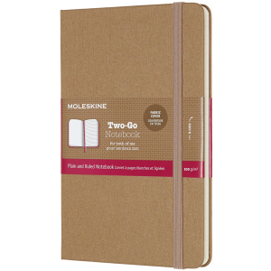 Записная книга Moleskine Two-Go 11.5 x 17.5 см 144 страницы Бежевая (8058647620206) лучшая модель в Ужгороде