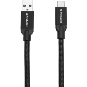 Кабель Verbatim USB-C - USB-A 1 м Черный (48871) ТОП в Ужгороде