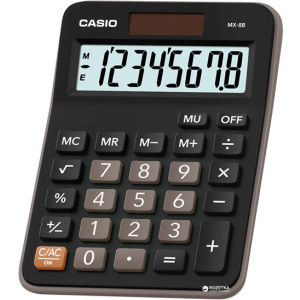 Калькулятор Casio 8 розрядний 105х147 (4549267700514)