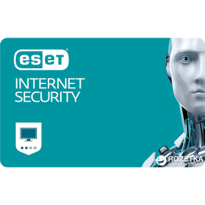 купить Антивирус ESET Internet Security (2 ПК) лицензия на 12 месяцев Базовая (электронный ключ в конверте)
