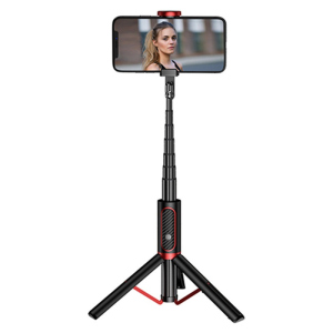 Селфи палка со штативом и Bluetooth кнопокй JOYROOM Phantom Series Tripod AB202. Black ТОП в Ужгороде