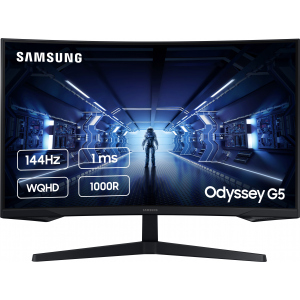 Монітор 31.5" Samsung Odyssey G5 LC32G54T Black (LC32G54TQWIXCI) краща модель в Ужгороді