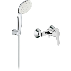 Смеситель для душа GROHE BauEdge 23333000 с душевым гарнитуром New Tempesta 100 26164001 лучшая модель в Ужгороде