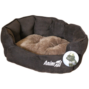 Лежанка для собак и кошек AnimAll Ат 1123 Royal M Chocolate 53 x 47 x 21 см (2000981181123) лучшая модель в Ужгороде