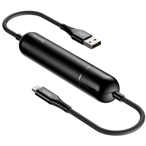 УМБ Baseus Energy Two-in-one Power Bank with Lightning Cable Black (CALXU-01) в Ужгороде