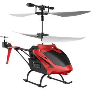 Вертолет Syma S5H 2.4 ГГц 23 см со светом, барометром и гироскопом Red (S5H_red) (6946702902980) лучшая модель в Ужгороде