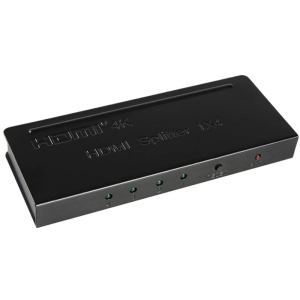 Спліттер PowerPlant HDSP4-M HDMI 1x4 V1.4, 4K (CA911509) в Ужгороді