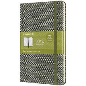 Нотатник Moleskine Blend 19 13 х 21 см 240 сторінок у лінійку Зелена Канва (8053853600097) краща модель в Ужгороді