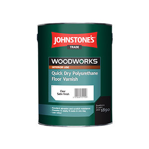 Лак для підлоги акриловий Johnstone's Quick Dry Polyurethane Floor Varnish 2,5л напівматовий