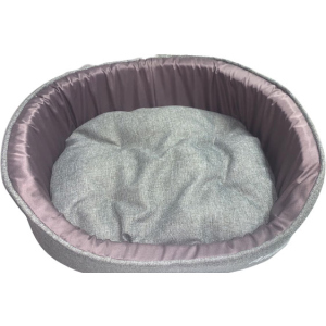 Лежак для собак и кошек AnimAll Aurora M GREY PRINT Серый (2000981194369)