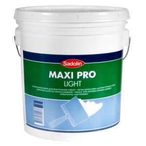 Легка шпаклівка для внутрішніх робіт Sadolin Maxi Pro Light Білий 17 л ТОП в Ужгороді