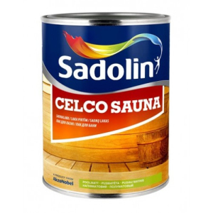 Лак для лазні Sadolin Celco Sauna Безбарвний 2.5 л краща модель в Ужгороді