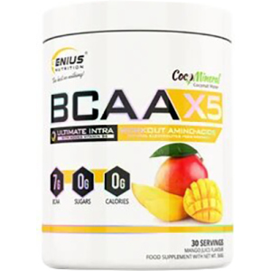 Аминокислота Genius Nutrition BCAA-X5 360 г Манго (5409735985425) надежный