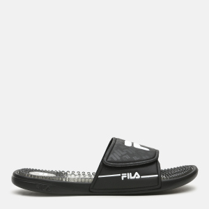 Шлепанцы Fila Massage M Slippers 105785-BW 41 26 см Черные с белым (4670036484400) в Ужгороде