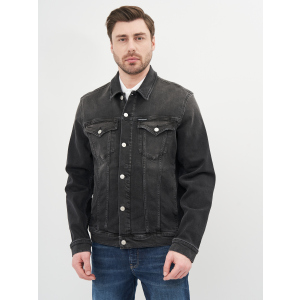 Джинсова куртка Calvin Klein Jeans Foundation Jacket J30J317247-1BY L Denim Black (8719853601426) краща модель в Ужгороді