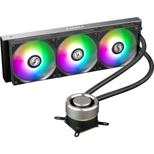 Система рідинного охолодження Lian Li Galahad AIO 360 Black Liquid Cooler with RGB (G89.GA360B.00) ТОП в Ужгороді