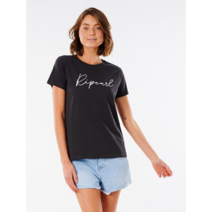 Футболка Rip Curl Classic Shore Tee GTELP9-8264 XXS Чорна (9353970696591)