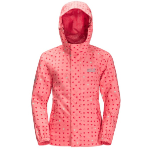 Вітровка Jack Wolfskin Tucan Dotted Jacket Kids 1608891-8296 140 см (4060477841472) краща модель в Ужгороді