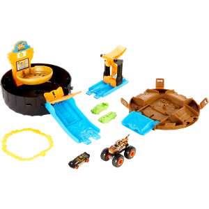 Игровой набор Hot Wheels Трюки в шине серии "Monster Trucks" (GVK48) лучшая модель в Ужгороде