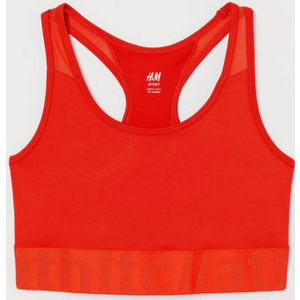 хороша модель Спортивний топ H&M Sport 0739347-0 M Помаранчевий (2000001552551)