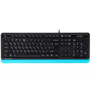 Клавіатура A4Tech FK10 Black/Blue USB в Ужгороді