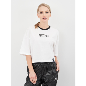 Футболка Puma Pi Graphic Tee 59970252 XS Puma White-multi (4063697097599) ТОП в Ужгороді