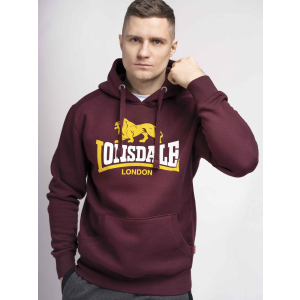 Худі Lonsdale THURNING 116030-2003 XL OxBlood (4251522353372) ТОП в Ужгороді