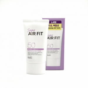 Солнцезащитный матирующий крем A'pieu Super Air Fit Mild Sunscreen Matte SPF50+ PA++++ 80 мл (8809643530552) ТОП в Ужгороде