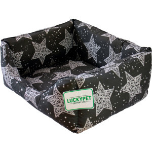 Лежак для собак і кішок Lucky pet Рей №3 50x65x23 см Сірий (4820224210995) ТОП в Ужгороді