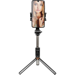 Трипод Dispho WS-18002 Selfie Stick Tripod Bluetooth Black ТОП в Ужгороді