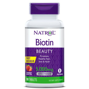 Витамины Natrol Biotin 5000 мкг Straw 90 таблеток (047469063238) в Ужгороде