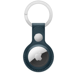 Кожаный брелок Apple для AirTag с кольцом для ключей Baltic Blue (MHJ23ZM/A) ТОП в Ужгороде