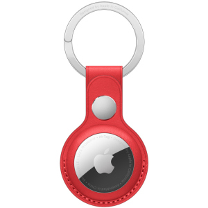 Шкіряний брелок Apple для AirTag з кільцем для ключів Red (MK103ZM/A) краща модель в Ужгороді