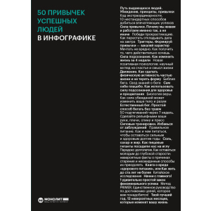 50 звичок успішних людей в інфографіці - Smartreading (9786177966387) в Ужгороді