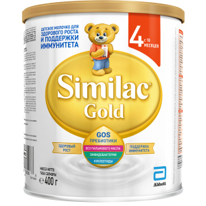 Сухая молочная смесь Similac Gold 4 400 г (5391523058766) лучшая модель в Ужгороде