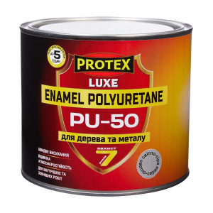 Емаль поліуретанова LUXE PU-50 PROTEX 2.4кг світло-сіра ТОП в Ужгороді