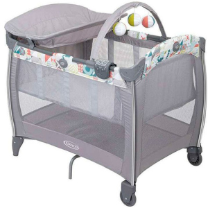 Манеж-кроватка Graco Contour Electra Patchwork (9D899PTWEU) ТОП в Ужгороде