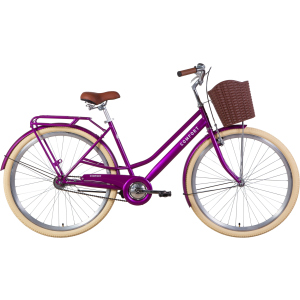 Велосипед Dorozhnik COMFORT FEMALE Velosteel 28" 19.5" 2021 Фіолетовий (OPS-D-28-196) краща модель в Ужгороді