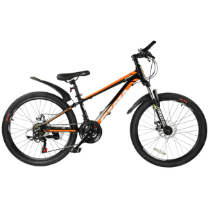 Велосипед Royal Baby Fema MTB 1.0 24" Official UA 2021 Чорний (RB24-10-BLK) ТОП в Ужгороді