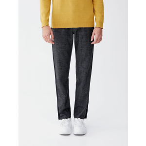 купить Брюки Pull & Bear 9680/900/809-ADMY 36 Черные (DD3000002617661)