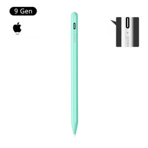 Стілус для планшета Apple iPad 2018-2021 Goojodoq 9 Gen Magnetic Type-C 1.2mm Turquoise