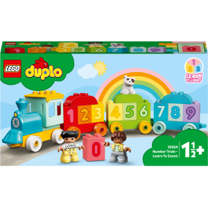 Конструктор LEGO DUPLO Поезд с цифрами — учимся считать 23 детали (10954) лучшая модель в Ужгороде