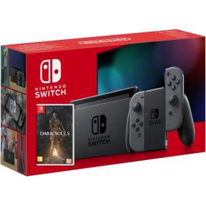 Nintendo Switch Gray (Upgraded version) + Игра Dark Souls: Remastered (русская версия)