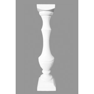 Балясина бетонна амфороподібна біла не потребує фарбування 17.5х69.5 см. краща модель в Ужгороді